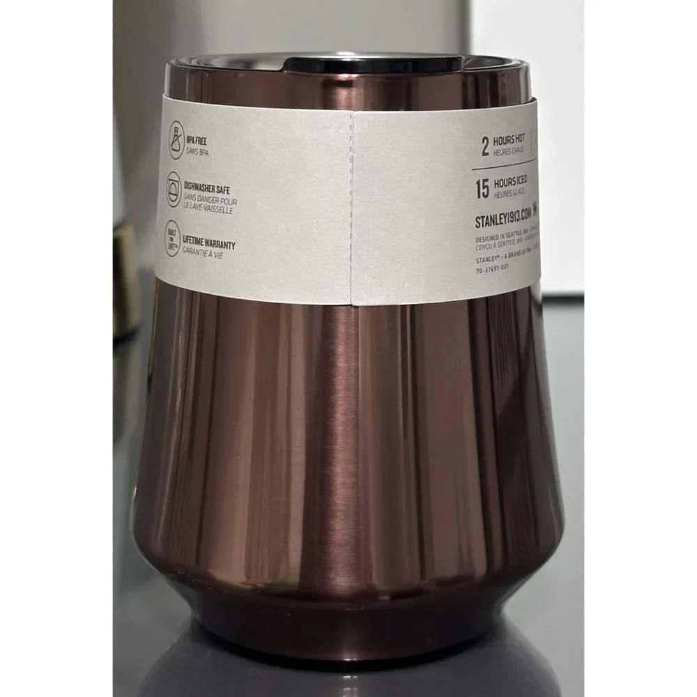 STANLEY RESERVE 11 OZ WINE TUMBLER, POLISHED‎ ROSE GOLD